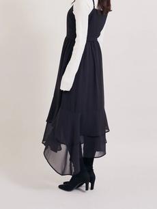 シフォンティアードキャミワンピース