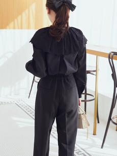 ダブルリボンテーパードパンツ