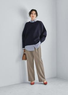 質感加工ストライプ柄シャツ 質感加工ストライプ柄シャツ