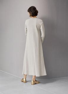 【訳あり】【Made in JAPAN】ダブルフェイスニットソー/Aラインワンピース 【訳あり】【Made in JAPAN】ダブルフェイスニットソー/Aラインワンピース