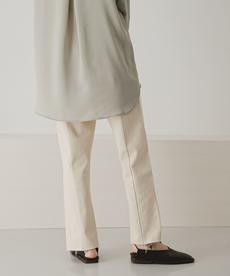 フロントスリットストレートデニム