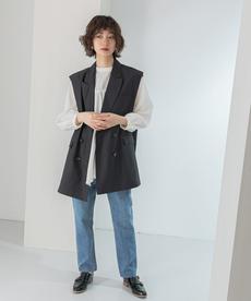 ハイウエストストレートデニム