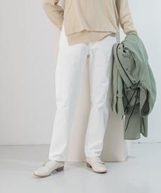 ハイウエストストレートデニム