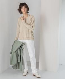 ハイウエストストレートデニム