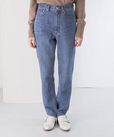 ハイウエストストレートデニム