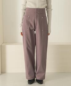 ワイドストレートベイカーパンツ