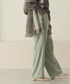 サテンイージーパンツ