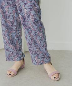 KBF+　ペイズリープリントパンツ