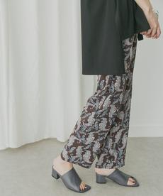 KBF+　ペイズリープリントパンツ