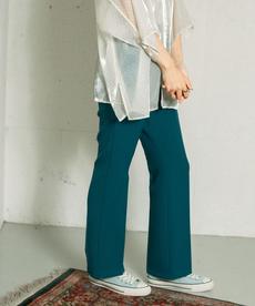 パッチポケットフレアパンツ