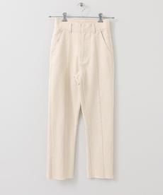 BACKスリットストレートデニム