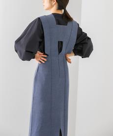 【WEB/一部店舗限定】ロングニットジャンパースカート