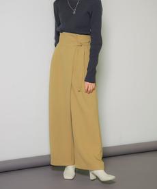 ウエストベルトデザインパンツ