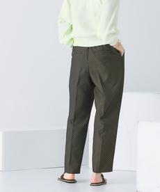 センタープレスジャガードパンツ