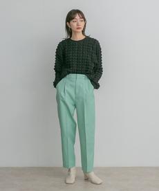 センタープレスジャガードパンツ