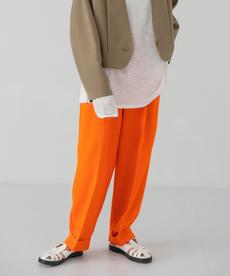 センタープレスWIDEストレートパンツ