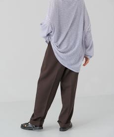 センタープレスWIDEストレートパンツ