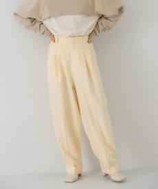 センタープレスWIDEストレートパンツ