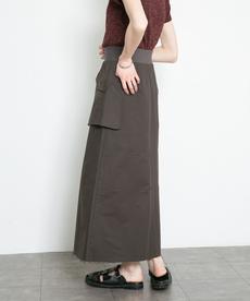 フロントスリットミリタリースカート フロントスリットミリタリースカート