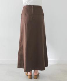 綿麻チノAラインスカート