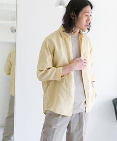 Linen 7分袖 Shirts