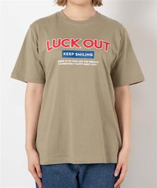 LUCKOUTプリントTシャツ