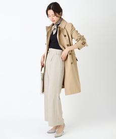 【XS～7L】ロング丈ダブルトレンチコート【多サイズ展開／撥水加工／ストレッチ／美シルエット】