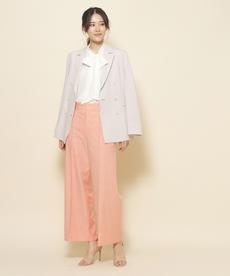 【洗える】ふんわりした雰囲気がフェミニンなボウタイブラウス 【洗える】ふんわりした雰囲気がフェミニンなボウタイブラウス