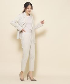 【洗える/夏羽織/伸縮性】着心地の良さと女性らしいシルエットが魅力のダブルジャケット 【洗える/夏羽織/伸縮性】着心地の良さと女性らしいシルエットが魅力のダブルジャケット
