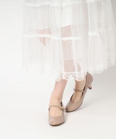 2WAYラウンドトゥななめストラップパンプス