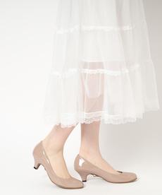 2WAYラウンドトゥななめストラップパンプス