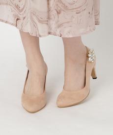 ビジュー2Wayアーモンドトゥパンプス 結婚式二次会 パーティー 24SS