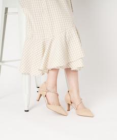 斜めストラップパンプス 結婚式二次会 パーティー 24SS