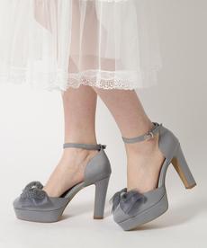 アッパーシフォンリボンパンプス 結婚式二次会 パーティー 24SS