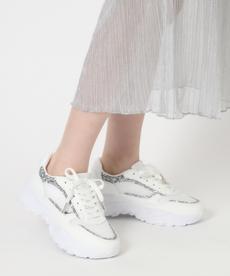 ふわふわクッショングリッターコンビスニーカー 24SS