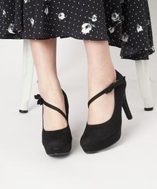 斜めストラップ厚底リボンパンプス 結婚式二次会 パーティー 24SS