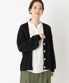 【洗える/重宝します!】サラッとした手触りのカーディガン