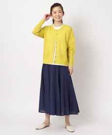 【洗える/キレイカラーが魅力】シアーカラーカーディガン