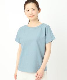 【洗える/刺繍がステキ！】フラワー刺繍ドッキングプルオーバー