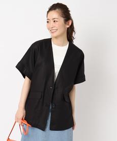 【洗える/コーデのポイントに!】大人な半袖ジャケット