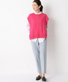 ◆【洗える/細見えパンツ秋冬版】足がスッキリ見えるテーパードパンツ