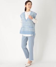 【洗える/重宝するスッキリパンツ】スプリングテーパードパンツ