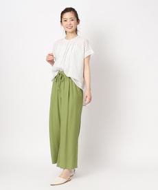 【洗える/楽に履ける!】リラックスワイドパンツ