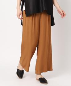 【洗える/楽に履ける!】リラックスワイドパンツ