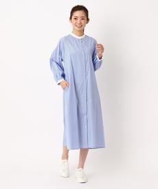 【洗える】爽やかなシャツワンピース