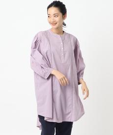 【洗える/大人のフェミニン度UP】はしごレースチュニックブラウス