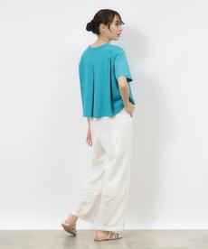 クロップドバックシャンTシャツ