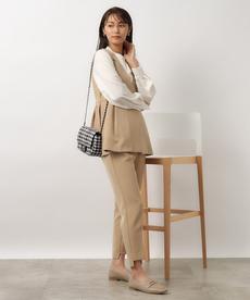 【2WAY】スクエアキルティングチェーンショルダーバッグ