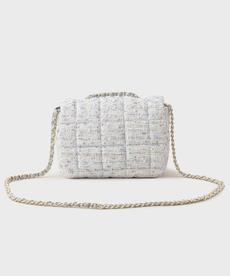 【2WAY】スクエアキルティングチェーンショルダーバッグ