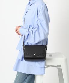 かるいかばんPU お財布ショルダーBK